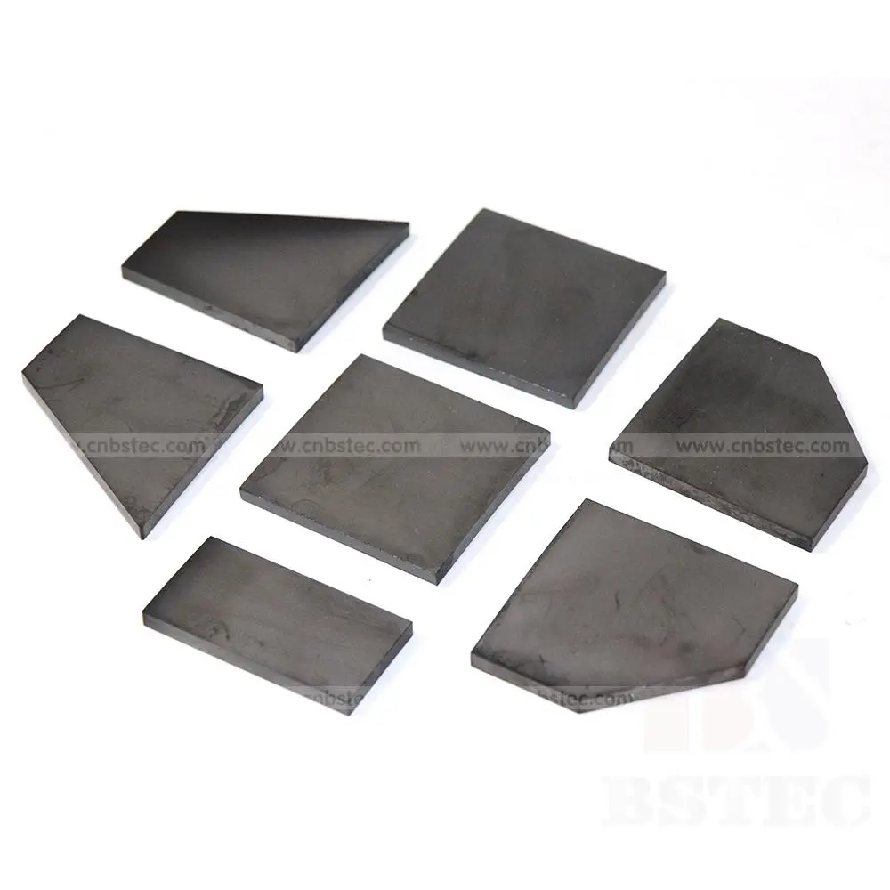 Rectangle Bulletproof Ceramic Tile Boron Carbide and Silicon Carbide Armor Tiles