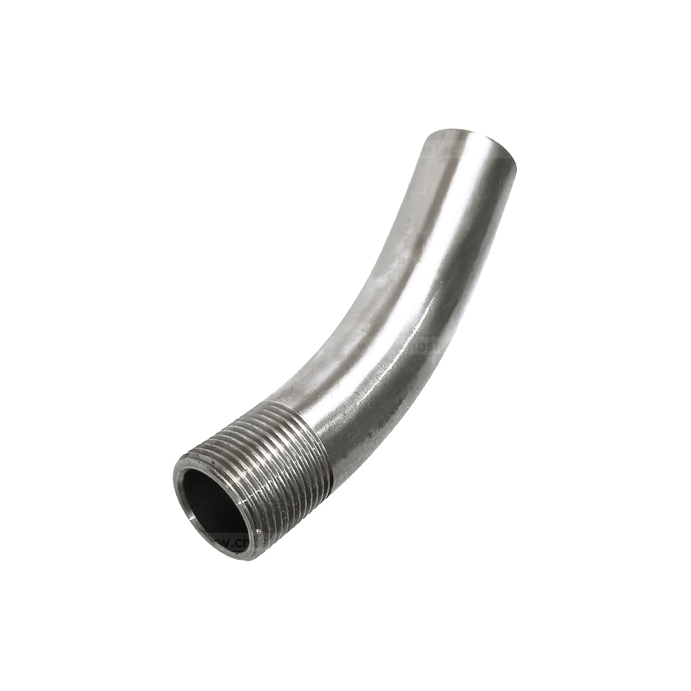 Banana Curved Nozzle Fine Thread with Steel Jacket