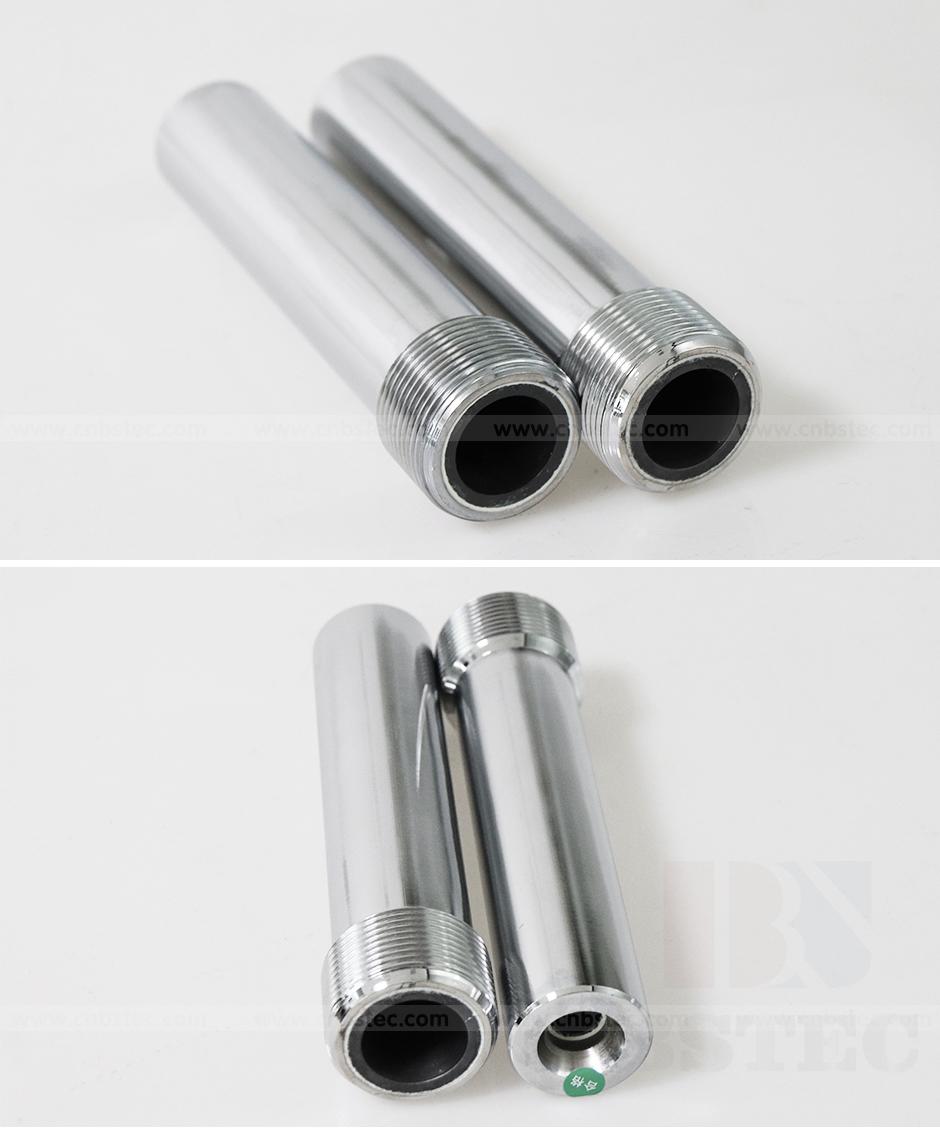 Long Venturi Nozzle Fine Thread Single Inlet with Steel Jacket