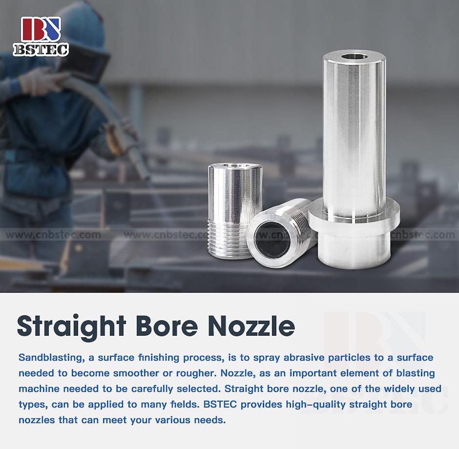 Straight Bore Nozzle Fine Thread with Al Jacket