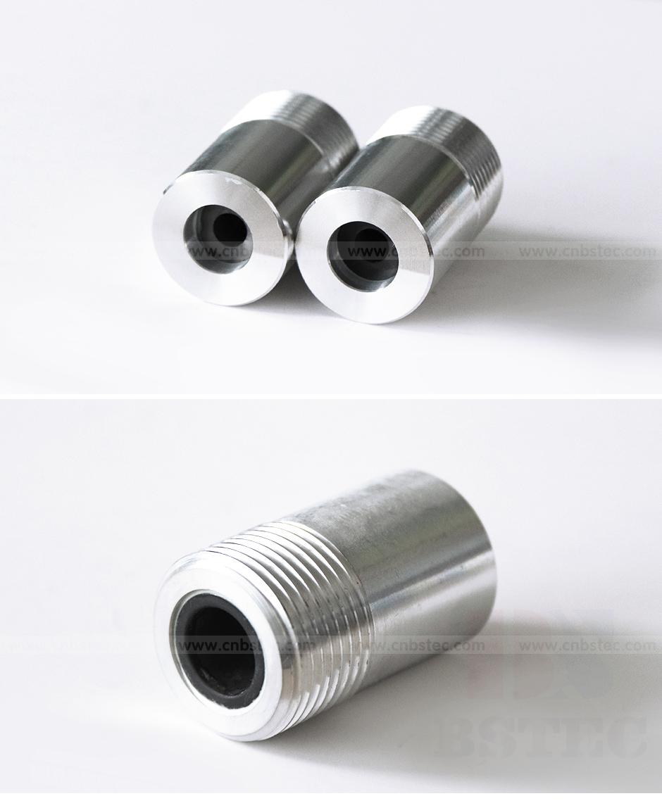 Straight Bore Nozzle Fine Thread with Al Jacket