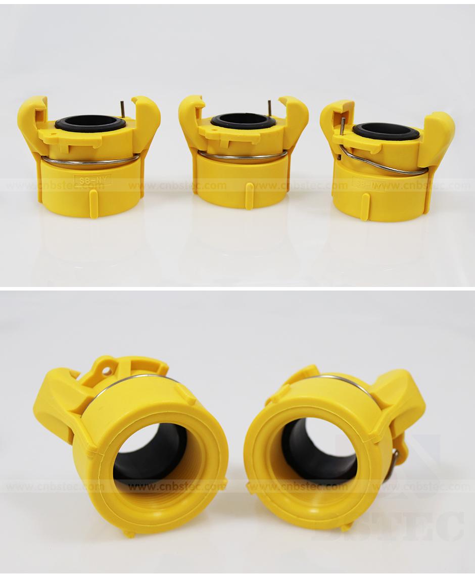 Nylon Sandblast Thread Claw Couplings