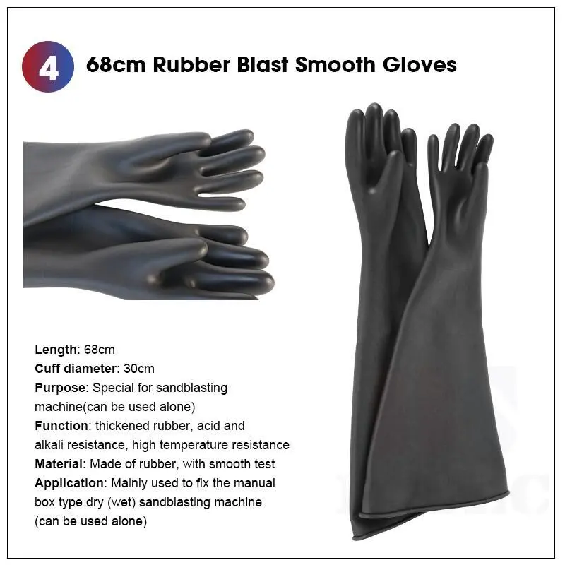 Rubber Blast Gloves