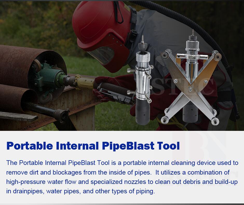 Portable Internal PipeBlast Tool Portable Internal PipeBlast Tool