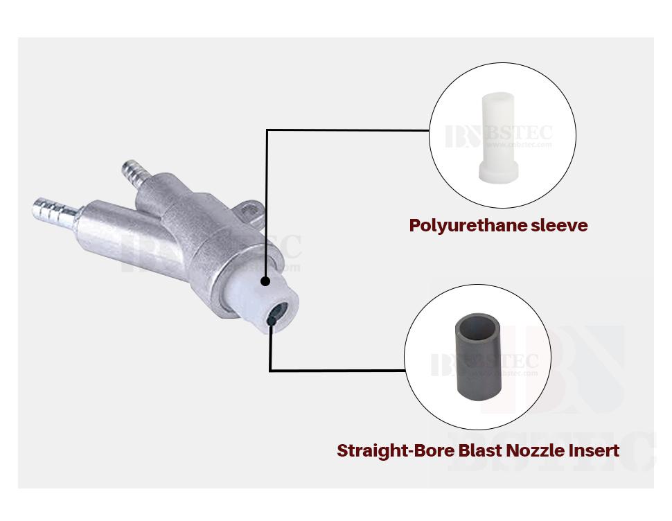 Straight-Bore Blast Nozzle Insert