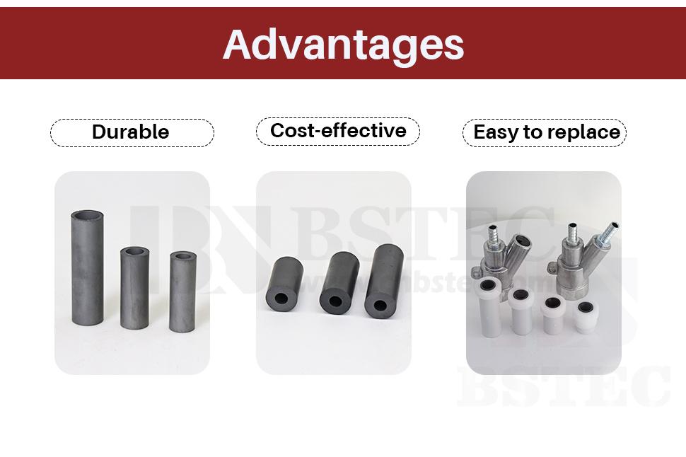 Straight-Bore Blast Nozzle Insert
