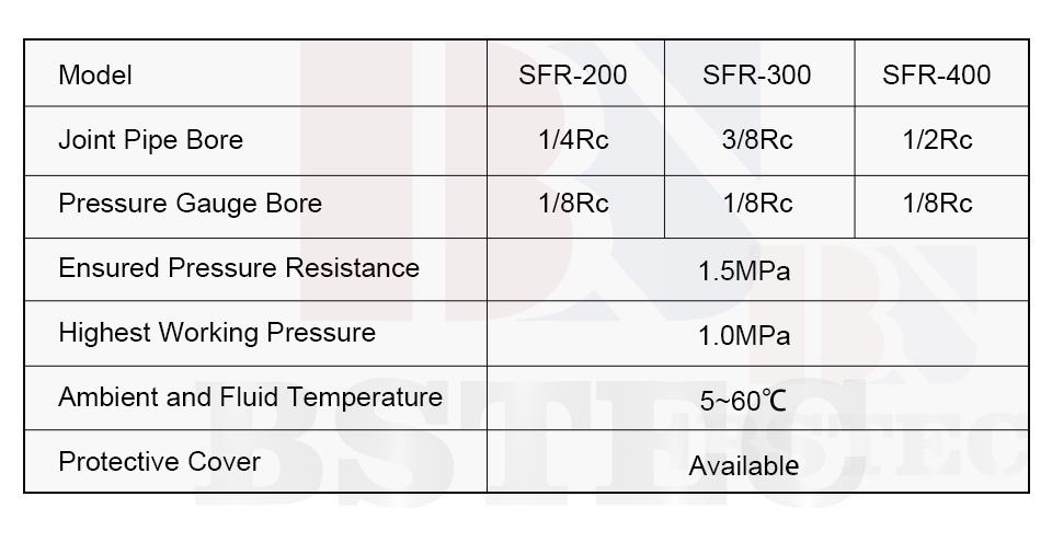 Moisture Separator SFR Series Moisture Separator SFR Series