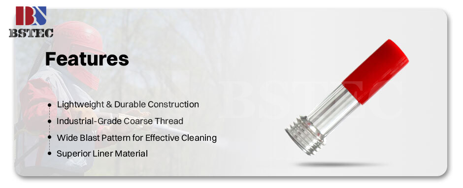 Long Venturi Nozzle Coarse Thread Single Inlet with Al Jacket Long Venturi Nozzle Coarse Thread Single Inlet with Al Jacket