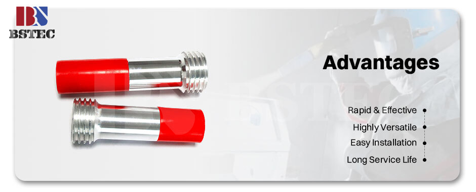 Long Venturi Nozzle Coarse Thread Single Inlet with Al Jacket Long Venturi Nozzle Coarse Thread Single Inlet with Al Jacket