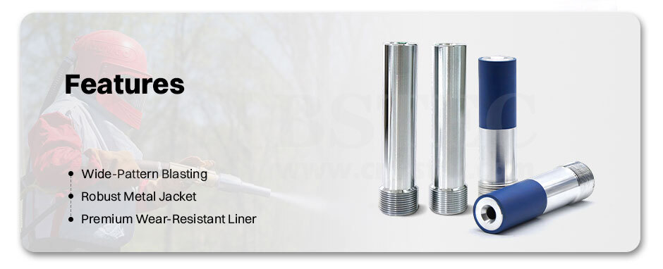 Long Venturi Nozzle Fine Thread Single Inlet with Steel Jacket Long Venturi Nozzle Fine Thread Single Inlet with Steel Jacket