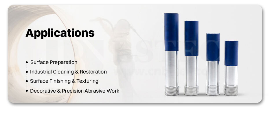 Long Venturi Nozzle Fine Thread Single Inlet with Steel Jacket Long Venturi Nozzle Fine Thread Single Inlet with Steel Jacket