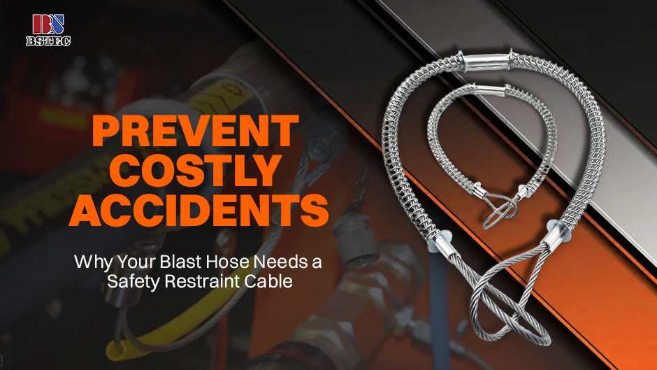 Prevent Costly Accidents: Why Your Blast Hose Needs a Safety Restraint Cable
