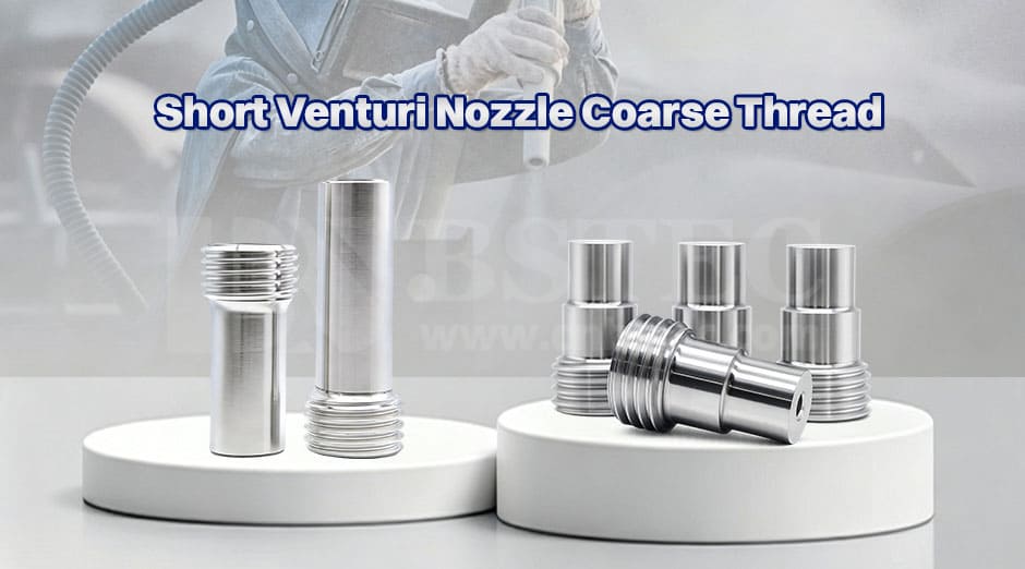 Short Venturi Nozzle Coarse Thread Single Inlet with Al Jacket Short Venturi Nozzle Coarse Thread Single Inlet with Al Jacket