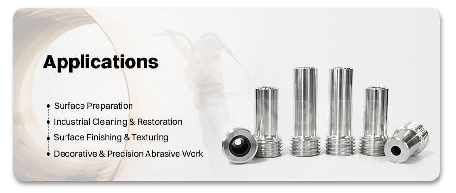 Short Venturi Nozzle Coarse Thread Single Inlet with Al Jacket Short Venturi Nozzle Coarse Thread Single Inlet with Al Jacket