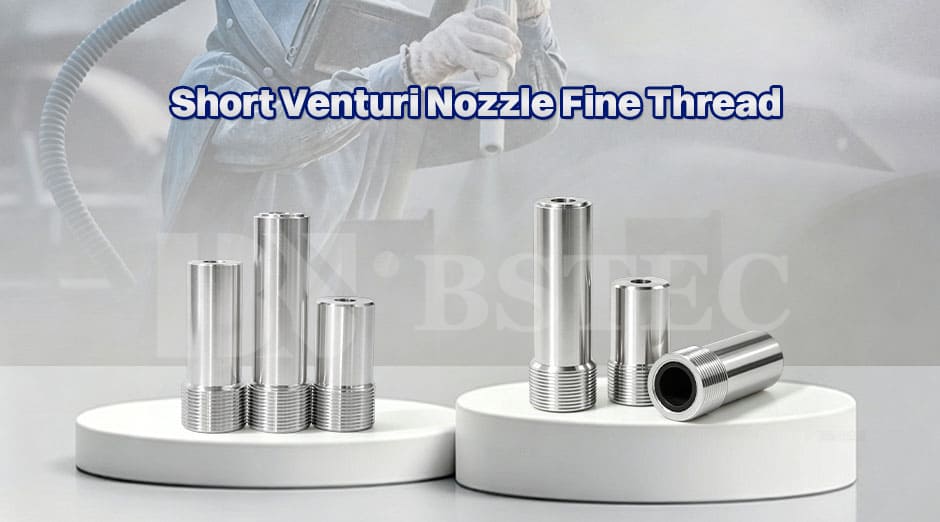 Short Venturi Nozzle Fine Thread Single Inlet with Al Jacket Short Venturi Nozzle Fine Thread Single Inlet with Al Jacket
